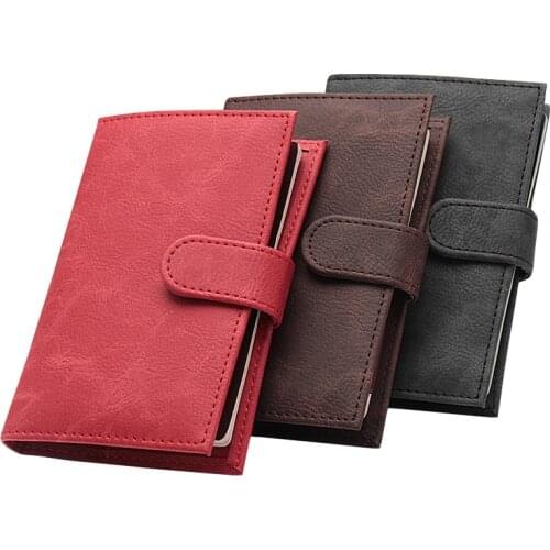 Passport Case PU Leather Retro Hasp Passport Cover Double Headed Eagle Travel Wallet For Documents Card Holder Men Women