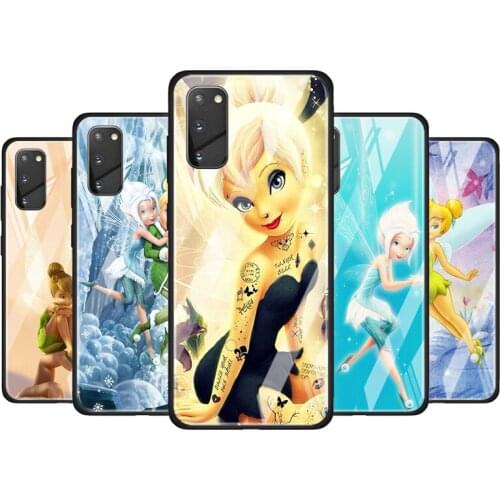 Wendy Tinkerbell Tempered Glass Cover For Samsung Galaxy S20 S10 S9 S8 S10E FE Ultra Plus Lite Phone Case