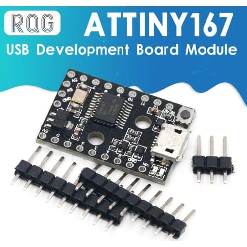 Digispark Pro kickstarter development board use Micro ATTINY167 module usb