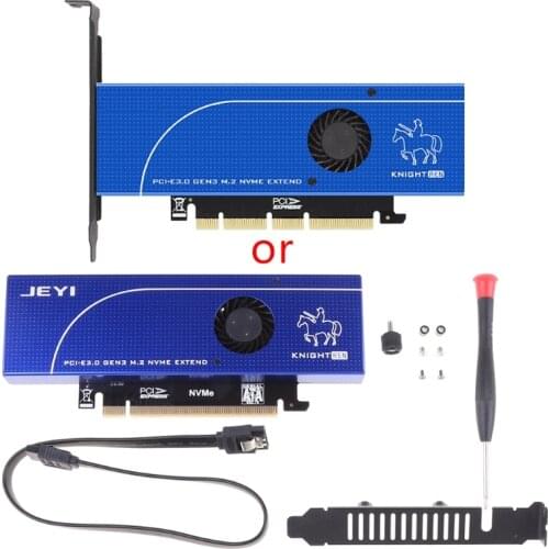 Dual Drive M.2 NVME PCIE3.0 Disk Extension M2 SATA 110mm PCI-E Gen3 Double Disk Adapter Extension Card Support NVMe