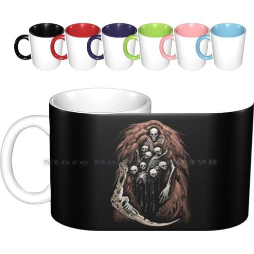 The Gravelord V.2 Ceramic Mugs Coffee Cups Milk Tea Mug Gravelord Grave Lord Nito Dark Souls Dark Souls Skeleton Skeletons