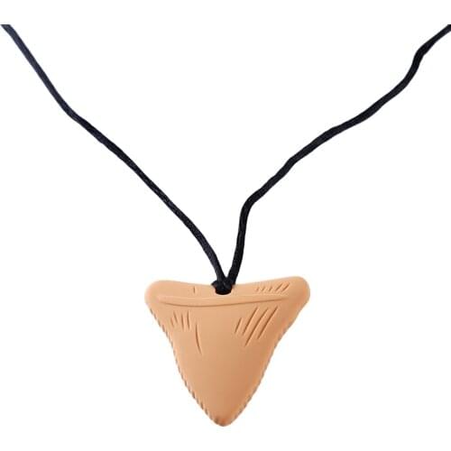 Food Grade Silicone Baby Pendant Necklace Beads Creative Fish Teeth Chewing Pendant Necklace Children Molar Toys Baby Teether