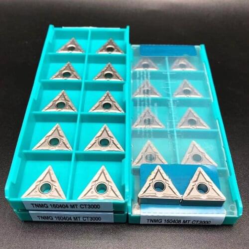 High quality TNMG160404 TNMG160408 MT CT3000 carbide CNC external turning tool TNMG 160404 stainless steel parts turning insert