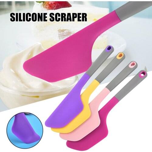 Good Grips Silicone Spatula with Hanging Hole for Baking Cooking Heat Resistance Non Stick Kitchen Utensils 1/4Pcs JW