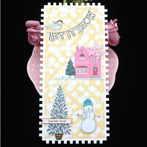 YPP CRAFT Slimline Cards Metal Cutting Dies Stencils for DIY Scrapbooking Decorative Embossing DIY Paper Cards