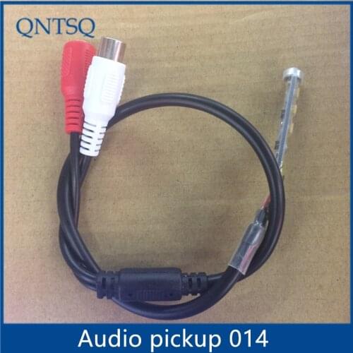 Sound Monitor Audio Pickup Security Listening for CCTV Camera Audio Camera Microphone,Low Noise