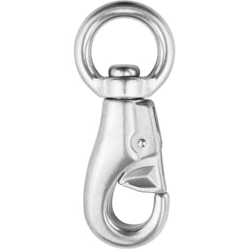 1 PC Stainless Steel 304 Hammock Chair Fixing Hanging Hardware Swivel Snap Hook Ceiling Mount Spring Swing Buckle Boat-rigging