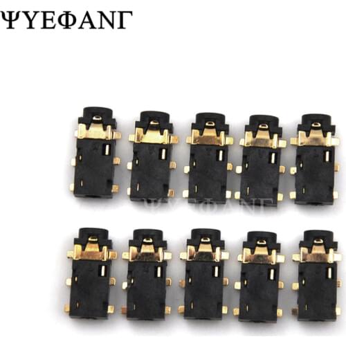 10pcs/lot 2.5mm Female Audio Connector 6 Pin SMT SMD Stereo Headphone Jack Socket PJ-242
