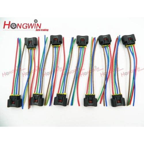 10PCS/pack Wire plug connector ignition coil for Toyota Lexus 4-way Female fit coil part 90919-02240 90919-02244, 90080-19015