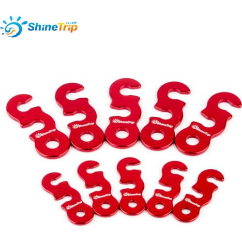10pcs Tent Rope Buckles Outdoor Camping Wind Rope Stopper Wigwam Awning Adjust Buckle Large