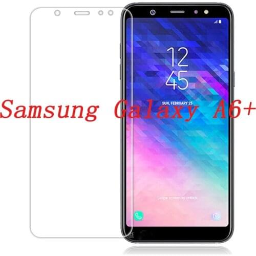 2PCS Smartphone Tempered Glass 9H Explosion-proof Protective Film Screen Protector mobile phone for Samsung Galaxy A6+ A6 plus