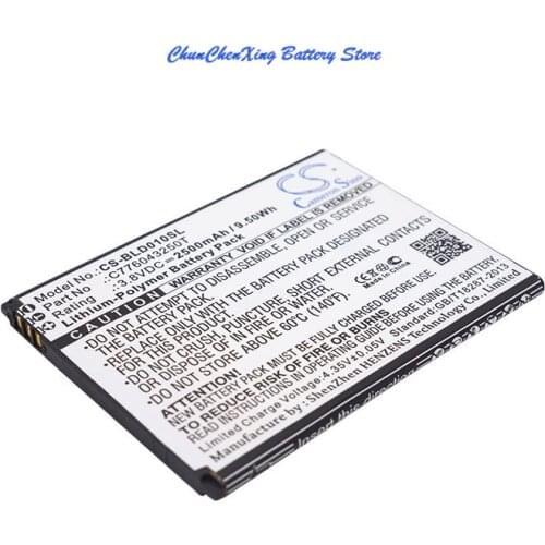 Cameron Sino High Quality 2500mAh Battery C776043250T for BLU D0010UU, Dash X LTE D0010U