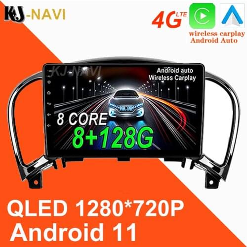 6+128GB Android 11.0 For Nissan Juke 2010 - 2014 Car Video Radio Multimedia Player Navigation GPS No 2din 2 din dvd