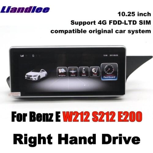 For Mercedes Benz MB E Class W212 S212 RHD 2009~2016 Right Hand Drive Liandlee Car Multimedia Player NAVI Stereo GPS Navigation