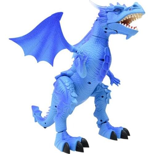 Intelligent Remote Control Dinosaur Early Education Control Walking Model Electronic Music Gift Dinosaurio Robot Toy BW50KL