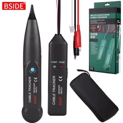 BSIDE FWT21 Cable Tracker Telephone line Detector wire finder wiring Wires Trace breakpoint location test Excellent than MS6812