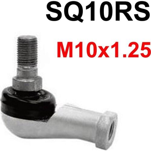 High precision 10mm SQ10RS M10x1.25 M10x1.5 spherical plain bearing rod ends with ball stud, winding shape ball joint rod ends