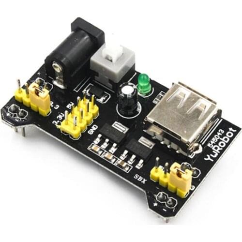 DC 3.3V 5V Micro Mini USB MB102 2 Channel Breadboard MB102 Solderless MB-102 Board Breadboard Power Module Bread Module E4H6
