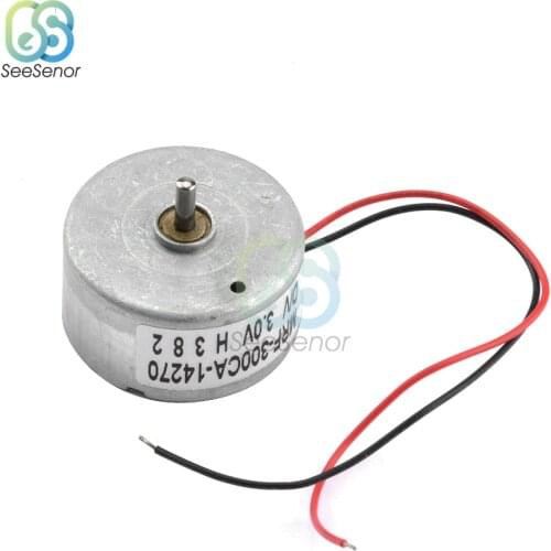 DC 3V 4.5V 5V 6V Micro DC Motor Hobby Toys Motor Type 300 for Solar Panel