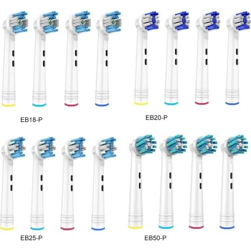 16/20Pcs Replacement Brush Heads for Oral B Electric Toothbrush Health Triumph 3D Clean Precision Vitality