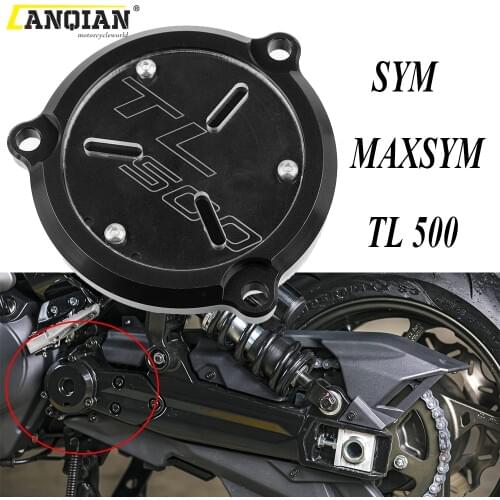 NEW Motorcycle CNC ALUMINIUM Front Sprocket Cover Frame Hole Drive Shaft Guard Protector For SYM MAXSYM TL 500 TL500 2020-2021