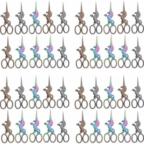 Unicorn Cutting Scissors for Sewing Tailor Scissors Stainless Steel Scissors Thread Vintage Sharp Shear Handmade Accessories DIY