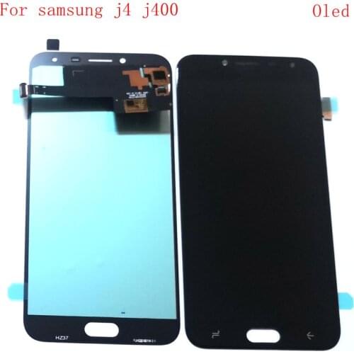 Oled For Samsung galaxy j4 j400 J400FM/DS J400F lcd screen digitizer touch glass full set