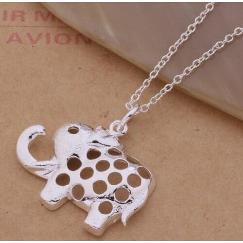 Wholesale High quality silver plated Fashion jewelry chains necklace pendant WN-186