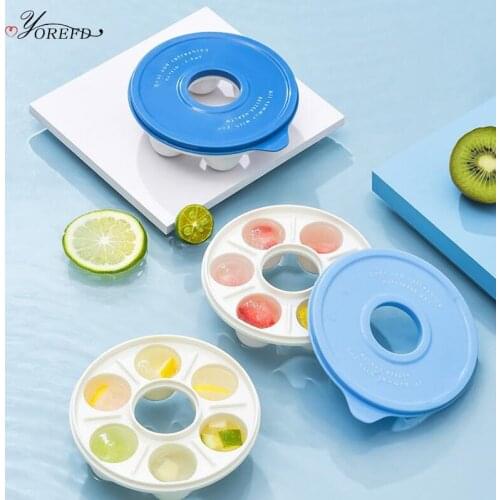OYOREFD 3pcs/set Creative Donuts Ice Cube Maker DIY Ice Cube Trays Eco-friendly Plastic Ice Cube Mold Bar Ice Cubes Maker Tool