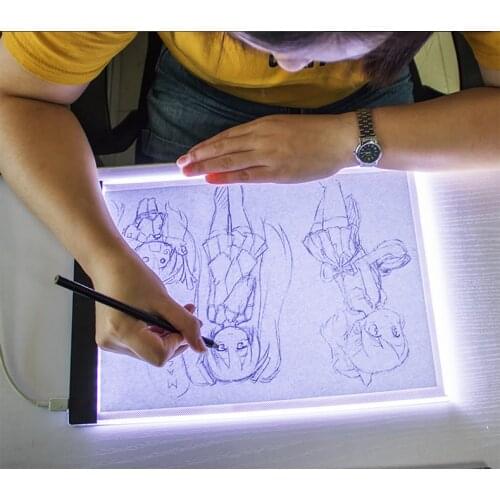 A4 USB LED Light Box Tracking Device Illuminated Drawing Board Copy Pad Board Artcraft Sketch