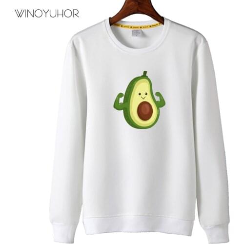 Children Hoodies Avocado Print Tops Toddler Kid Autumn Sweatshirts Teenager Baby Boys Girls Cartoon Sweatshirt Casual Pullovers