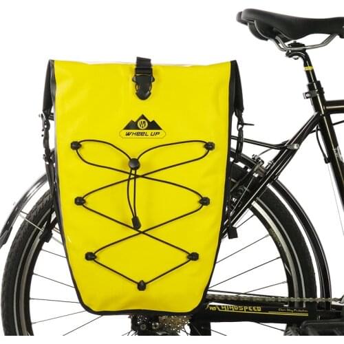 Waterproof Bicycle Rear Rack Bag 25L Travel Cycling Road Bike Bags Tail Seat Trunk Bags Pannier Basket Case MTB Bike Accessories