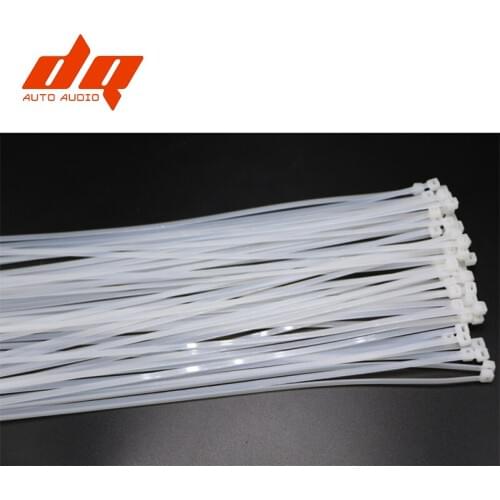 High Quality 5*200/350/450 8*350/500mm Fixed Plastic Strapping Self-locking Nylon Cable Tie Belt Strapping Strap for Wires White