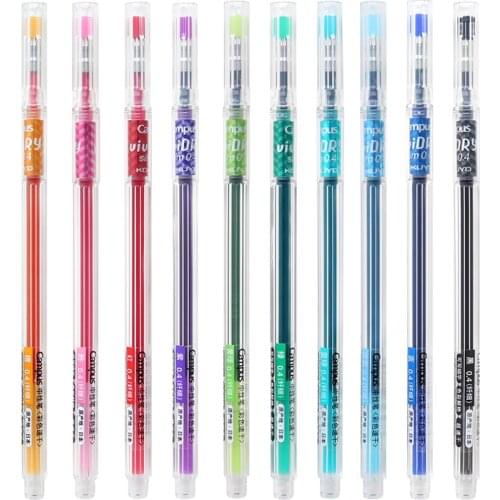 1Pc Japan KOKUYO VIVIDRY Slim 0.4mm Gel Pen Office School Student Writing Gel-lnk Stationery Supplies