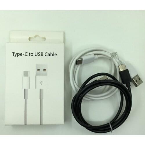 100pcs TYPE C Charging Cable 1.5M 5ft Good Quality Real 2A Cellphone Cables Packed with Retail package