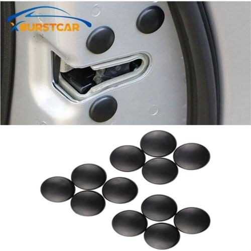 12pcs/Set Car Door Lock Screw Protector Cover Accessories for Mitsubishi Outlander ASX Lancer EX L200 Mirage Pajero Galant