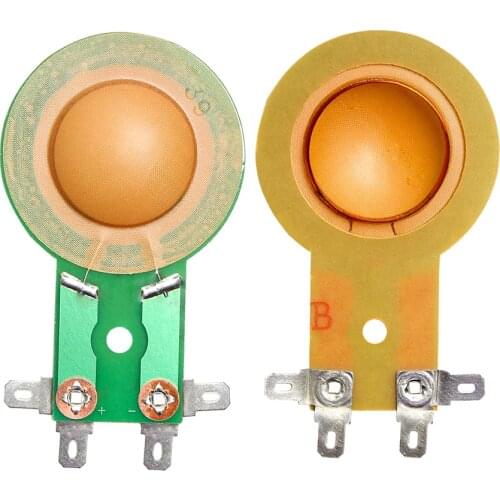 2PCS 25.5 25 Core 25.4 MM Voice Coil Diaphragm Tweeter Horn Treble Film Resin Membrane Drive Head Tweeter Corneal Bracket