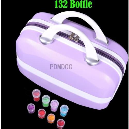 2021 new 132/40 Bottles diamond mosaic sale drill Storage Box Diamond Painting drill Box Tool diamond art Hand Bag Zipper