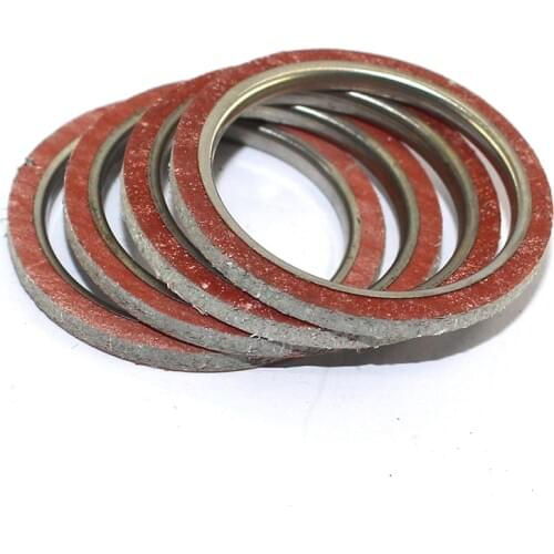 4PCS FOR KAWASAKI KZ1300 B2 ZN1300 A1-A6 KLT160 KLF185 A1-A4 MC1 MC1M BN125 Exhaust Pipe Gasket Seal