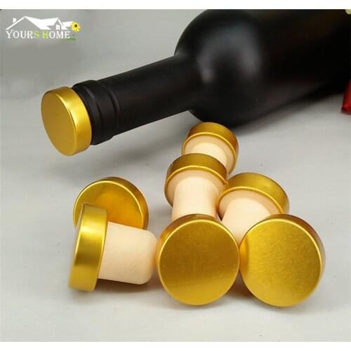 5pcs T-shape Wine Stopper Silicone Plug Cork Bottle Stopper Red Wine Cork Bottle Plug Bar Tool Sealing Cap Corks For Beer