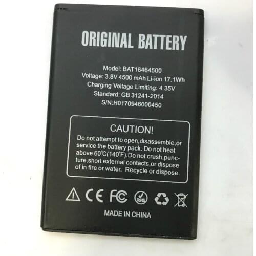 4500mAh Battery For DOOGEE T5/T5 lite/t5lite BAT16464500 Batteries + track cod
