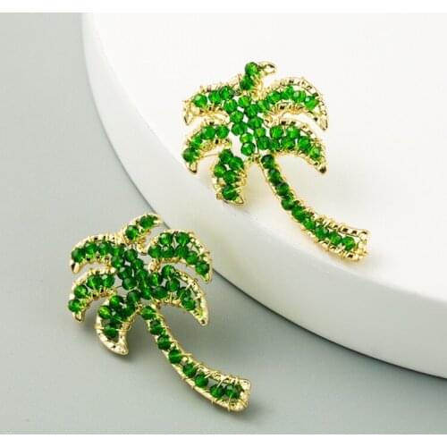 Free Shipping HER035 50Pairs/lot Alloy Floral Earring W Crystal Beads Ear Nail Fashion Women Wearing Jewelry Wholesales