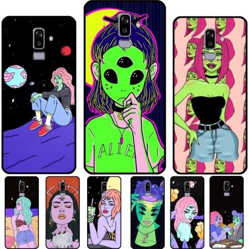 Hippie Grunge Art Case For Samsung Galaxy A5 A3 2017 J7 J5 J1 J3 2016 A6 A8 J6 J4 Plus J8 A7 A9 2018 Cover