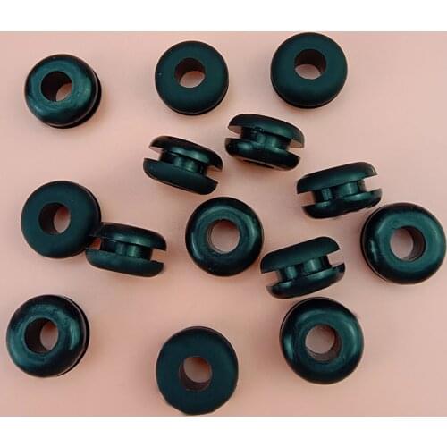 1Pcs Black 8.8mm Silicone Rubber Caps Plug Gasket Protect Caps Double-sided Guard Coil Seal Stopper