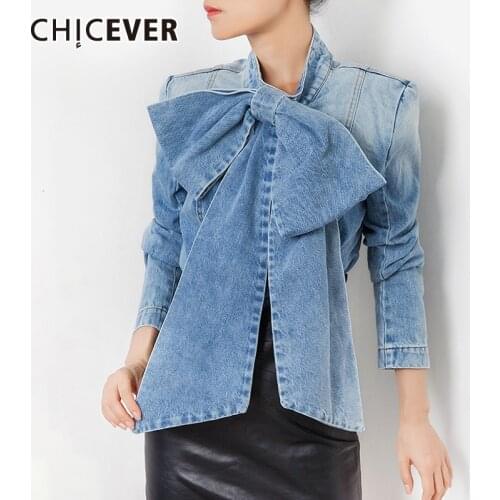 CHICEVER Womens Denim Shirts