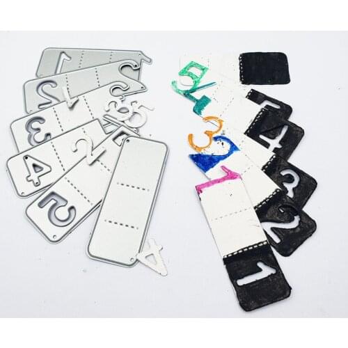 PANFELOU Digital bookmarks metal craft paper die cutting dies Scrapbooking/DIY Valentines Day Embossing mould Easter