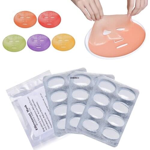 Facial Mask Collagen Tablets Effervescent for Organic DIY Fruit Mask Machine Anti Aging Face Lift Skin Whitening Spa Skincare