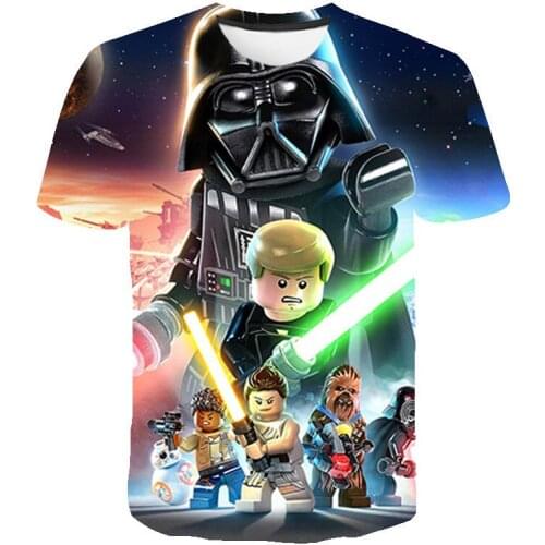 New Summer 3D Printed T Shirts Game Lego Casual Streetwear Boy Girl Kids Fashion Men Women Children Short Sleeve Tops Tee