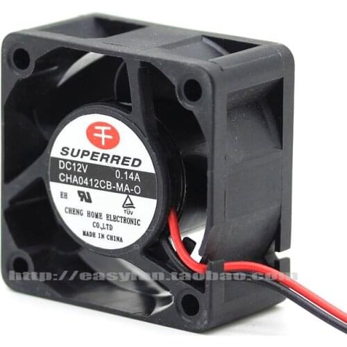 NEW SUPERRED CHA0412CB-MA-O 4020 Double Ball bearing 4CM high air volume cooling fan