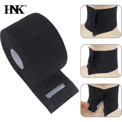 1Roll Necks Covering Disposable Salon Barber Hair Dresser Neck Paper Roll Cutting Dressing Hairdressing Collar Accessory